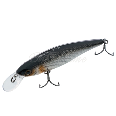 Воблер JACKALL Squad Minnow 95 цв. hl silver & black фото 1