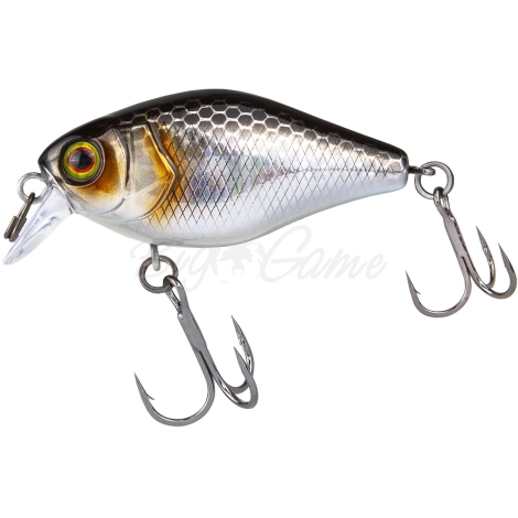 Воблер JACKALL Chubby 41 Silent цв. hl silver & black фото 2