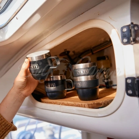 Набор кружек YETI Rambler Espresso Stackable Mug (2 шт.) 180 цвет Charcoal фото 5