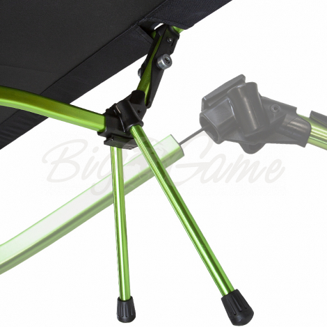 Раскладушка LIGHT CAMP Folding Cot цв. черный / зеленый фото 9