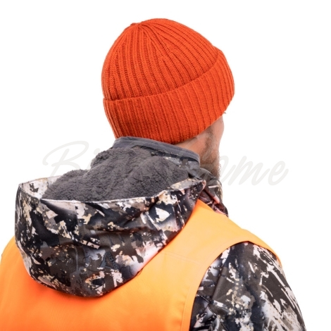 Шапка SKRE Ontario Cuffed Fleece Beanie цвет оранжевый фото 3