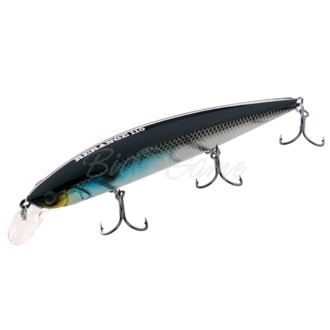 Воблер JACKALL Rerange 110 SP цв. hl bora silver & black фото 1