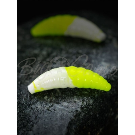 Личинка TERUKI Bro 3,8 см (8 шт.) зап. сыр цв. White/Chartreuse фото 1