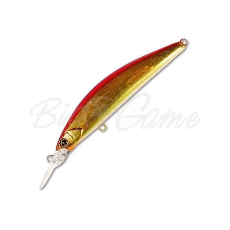 Воблер JACKALL TIMON Tricoroll GT 72MD-F цв. haku red & gold фото 2