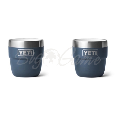 Набор кружек YETI Rambler Espresso Stackable Cup (2 шт.) 120 цвет Navy фото 1