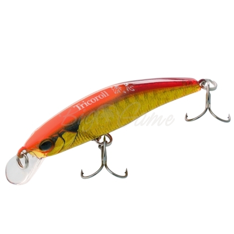 Воблер JACKALL TIMON Tricoroll Ryushin 53HW цв. sight red & gold фото 1