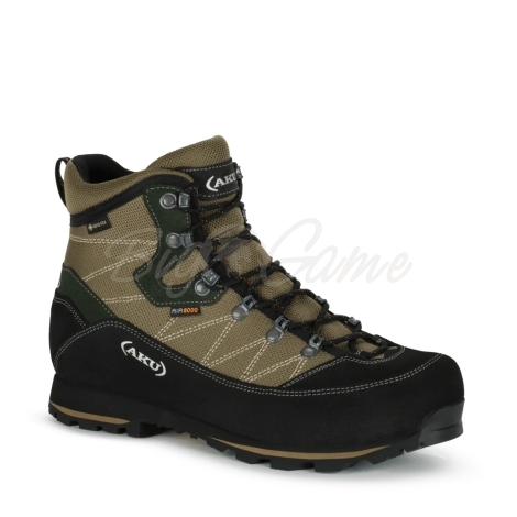 Ботинки треккинговые AKU Trekker III Wide GTX цвет Dark brown / Anthracite фото 1