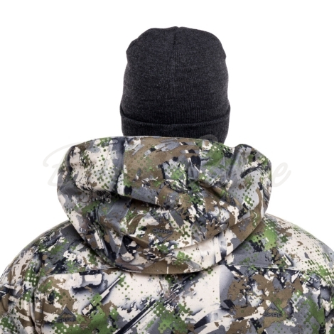 Шапка SKRE Ontario Cuffed Beanie цвет темно-серый фото 4