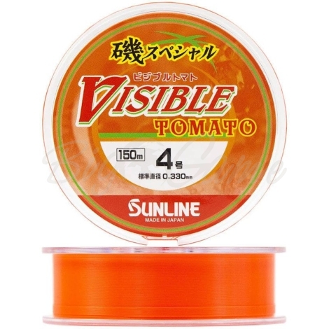Леска SUNLINE Visible Tomato 150 м цв. Orange Red #2 фото 1