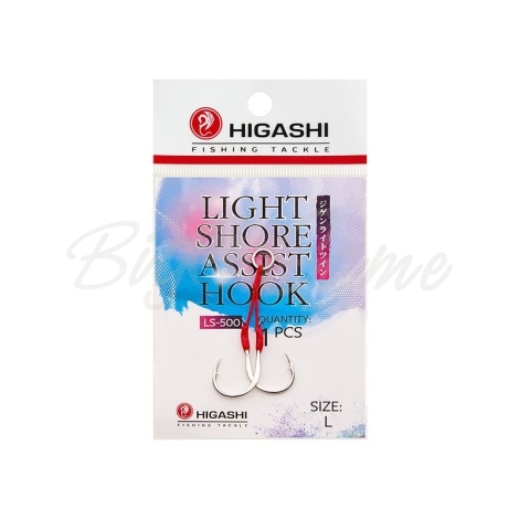 Крючок одинарный HIGASHI Light shore assist hook № L фото 1