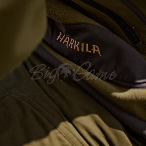 Толстовка HARKILA Kamko Fleece цвет Dark olive / Arabian spice фото 3