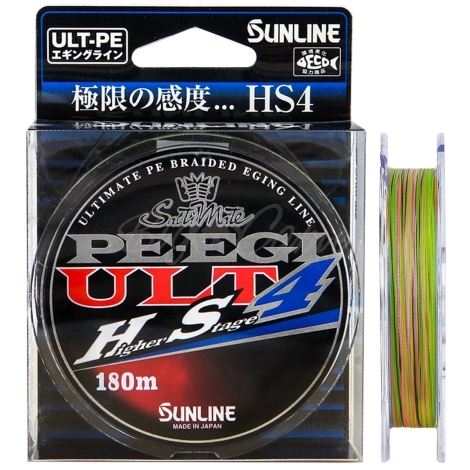 Плетенка SUNLINE SM PE EGI ULT HS4 180 м цв. Многоцветный 0,185 мм фото 1