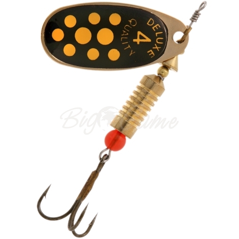 Блесна вращающаяся NORSTREAM Black Killer № 0 2,5 г цв. gold yellow dots фото 1