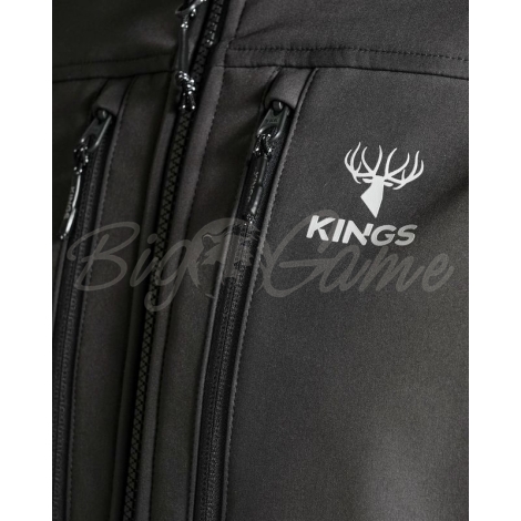 Куртка KING'S Hunter Ranger Softshell Jacket цвет Charcoal фото 2