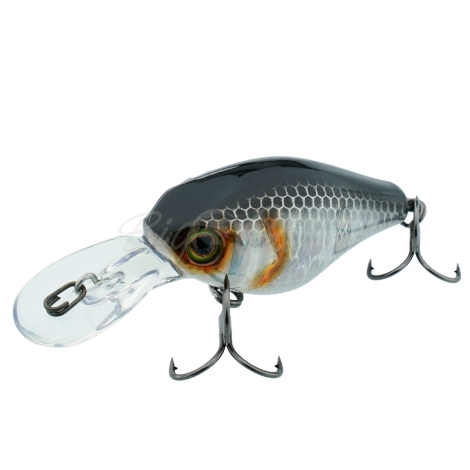 Воблер JACKALL Chubby 41 MR цв. hl silver & black фото 1