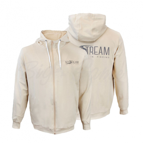 Толстовка NORSTREAM Logo Hoody Lite цвет бежевый фото 1
