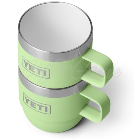Набор кружек YETI Rambler Espresso Stackable Mug (2 шт.) 180 цвет Key Lime фото 3