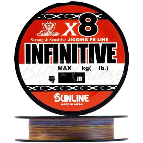 Плетенка SUNLINE Infinitive X8 200 м цв. Многоцветный #2.5 фото 1