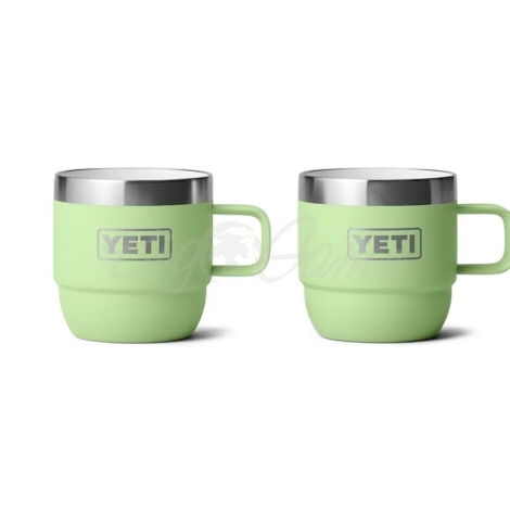 Набор кружек YETI Rambler Espresso Stackable Mug (2 шт.) 180 цвет Key Lime фото 1
