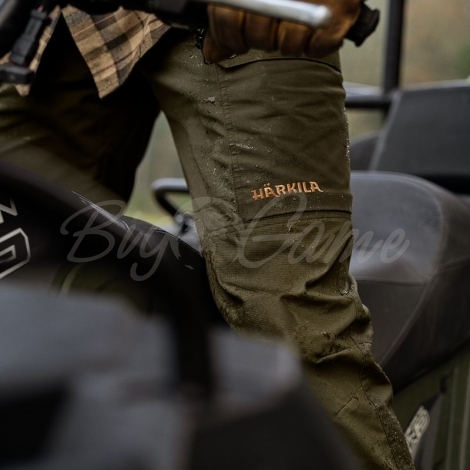Брюки HARKILA Asmund Trousers цвет Willow green фото 10