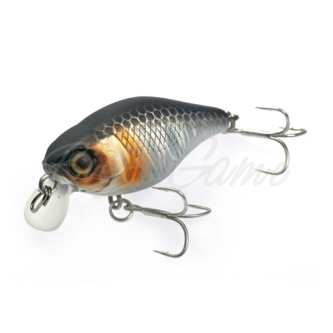 Воблер JACKALL Chubby 38F цв. uv mat silver & black фото 2