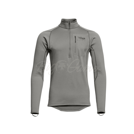 Водолазка SITKA Core Mid Wt Zip-T New цвет Woodsmoke фото 1