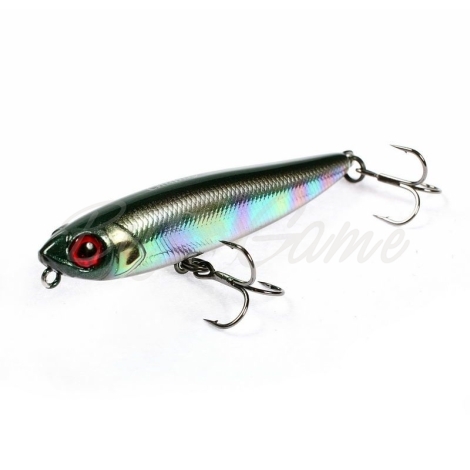 Воблер JACKALL Chubby Pencil цв. hl silver & black фото 1