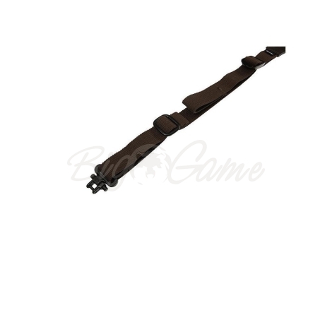 Ремень погонный ALLEN Sling-Rifle Suede Deer Head with Swivels цв. Brown фото 4
