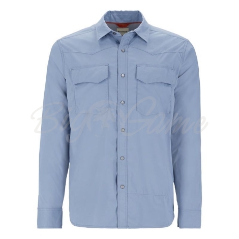 Рубашка SIMMS Big Sky Tech LS Shirt цвет Albacore фото 1