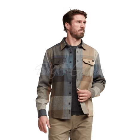 Рубашка SITKA Hardwood Hvy Wt Flannel цвет Buckskin Fall Plaid фото 5