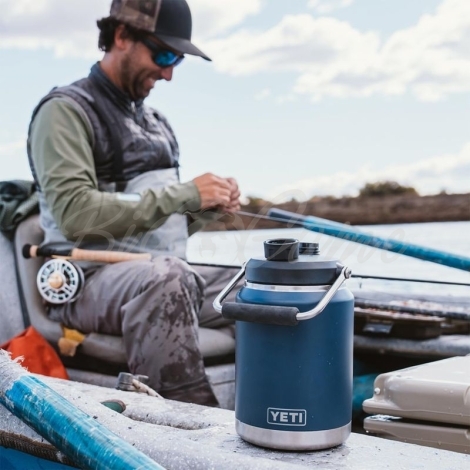 Термос YETI Rambler Half Gallon Jug 1892 цвет Navy фото 4