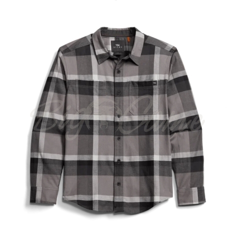 Рубашка SITKA Ashland Lt Wt Flannel Shirt цвет Woodsmoke Fall Plaid фото 1