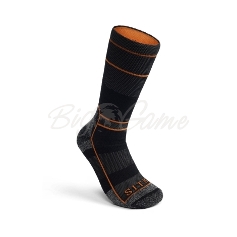 Носки SITKA Hvy Wt Crew Sock цвет Black фото 1