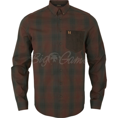 Рубашка HARKILA Akkan Shirt цвет Burgundy фото 1