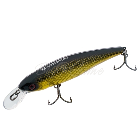 Воблер JACKALL Squad Minnow 80 цв. hl gold & black фото 1