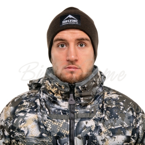 Шапка SKRE Ontario Cuffed Beanie цвет Коричневый фото 2