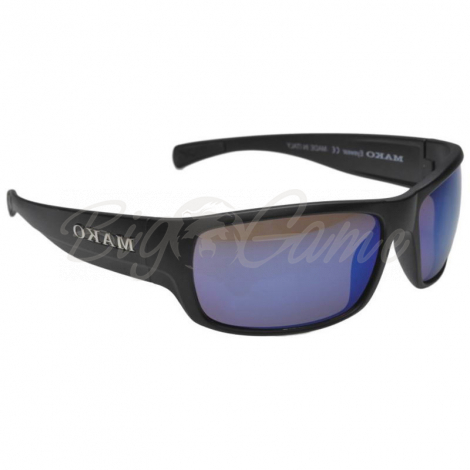 Очки поляризационные MAKO Escape цв. Matt Black цв. стекла Glass HDIR Blue Mirror фото 1
