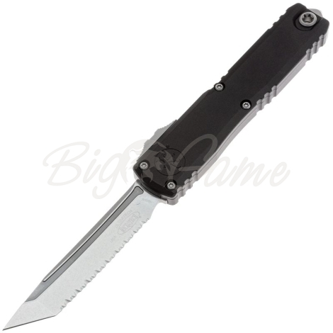 Нож складной полуавтоматический MICROTECH Ultratech ZBP Gen III T/E сталь M390MK рукоять Алюминий цв. Черный фото 1