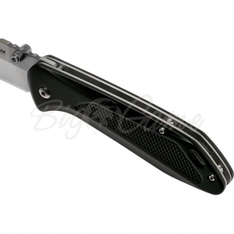 Нож складной полуавтоматический BOKER Advance сталь 440C рукоять Алюминий цв. Черный фото 4