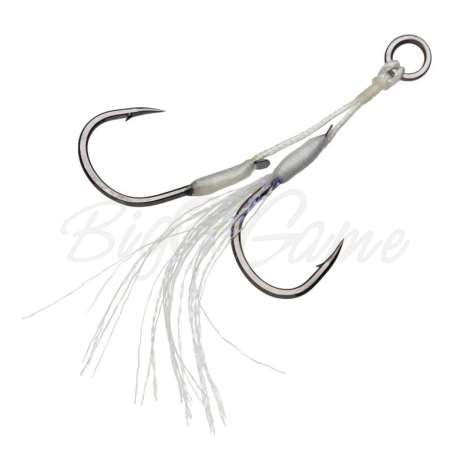 Крючок двойной HEARTY RISE Micro Jigging Glitter Assist Hook № L (2 шт.) фото 1