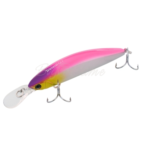Воблер JACKALL TIMON Tricoroll GT 72MD-F цв. pearl pink purple фото 1