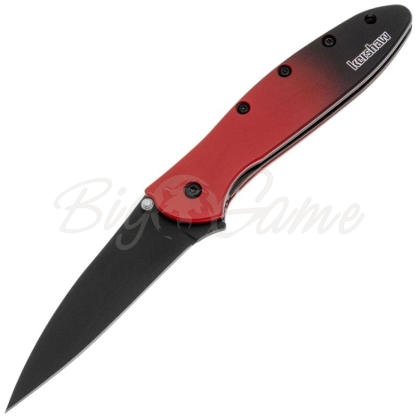 Нож складной KERSHAW Leek цв. Красный / Черный фото 3