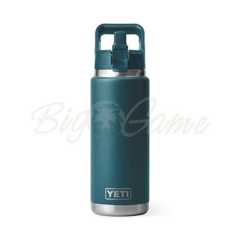 Термобутылка YETI Rambler C Straw Bottle 760 цвет Agave Teal фото 2