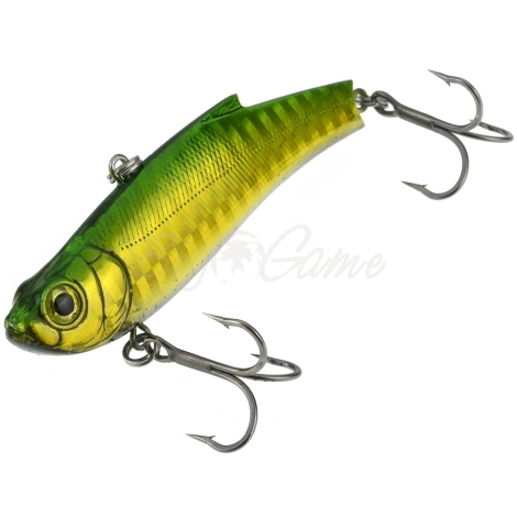 Воблер BASSDAY Lure (Salt) Range Vib 70ES цв. Hh155 Height Holo Gold Green Bb фото 1