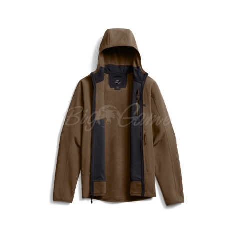 Толстовка SITKA Alpha Fleece Hooded Jacket цвет Cattail Brown фото 8