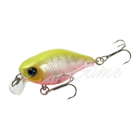 Воблер JACKALL Chubby 38F цв. clear chartreuse tiger фото 2
