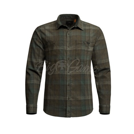 Рубашка SITKA Ambary LS Shirt цвет Deep Olive Fall Plaid фото 1