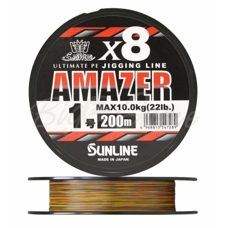 Плетенка SUNLINE Amazer X8 300 м цв. Многоцветный #2.5 фото 1