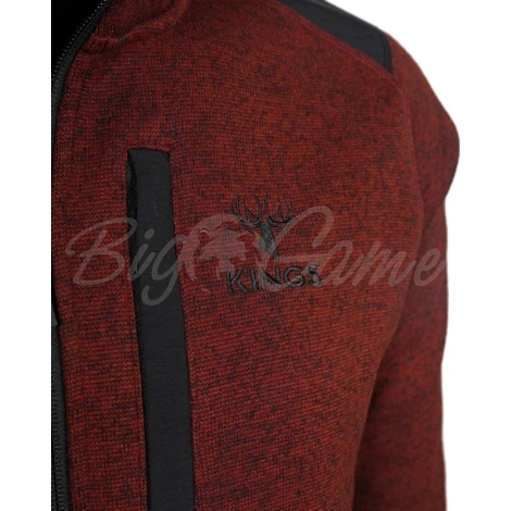 Толстовка KING'S Lifestyle Full Zip Sweater цвет Heather Brick фото 2