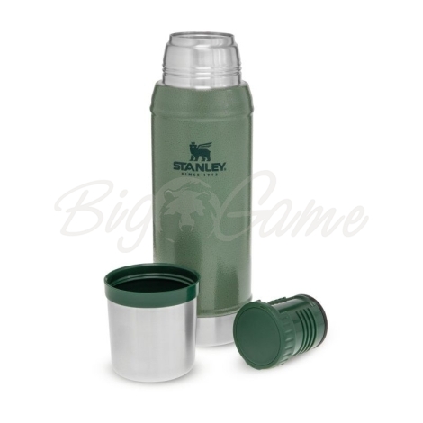 Термос STANLEY Classic Vacuum Bottle 0,75 л цвет тёмно-зелёный фото 3